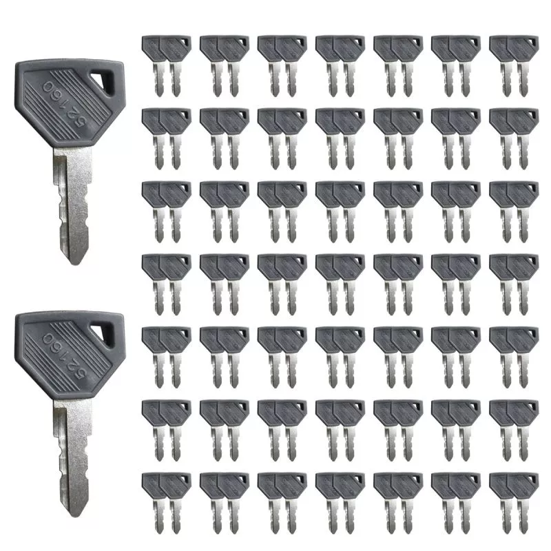 100pcs-am879480-ignition-keys-198360-52160-yanmar 100Pcs AM879480 Ignition Keys 198360-52160 For Yanmar