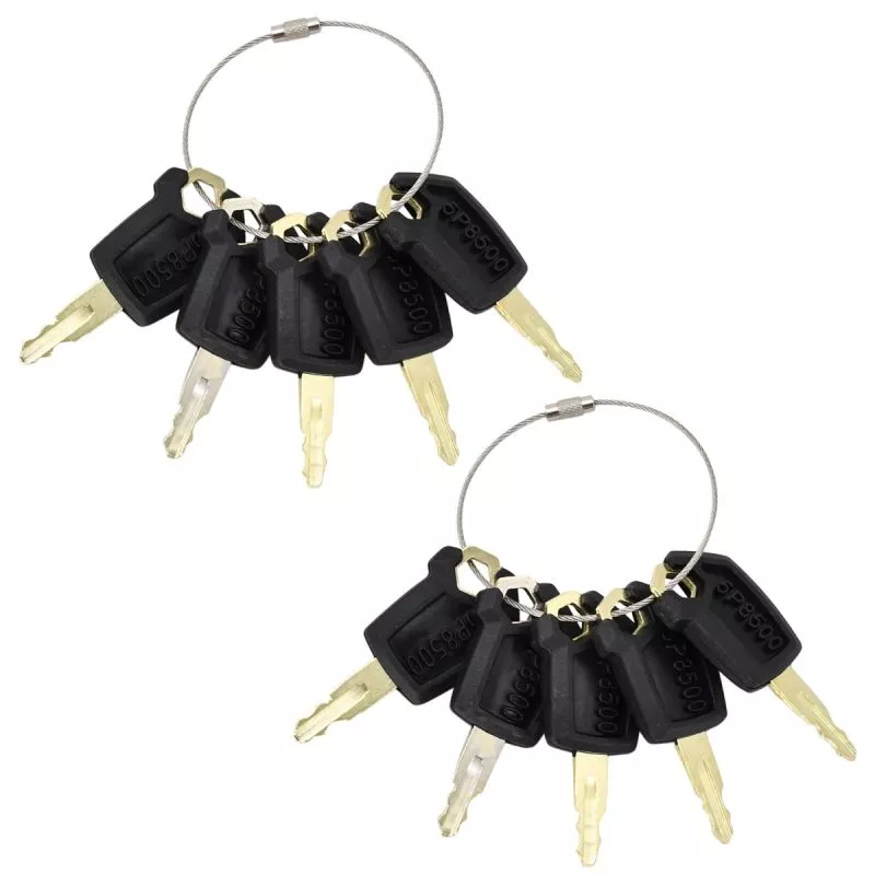 10pcs-ignition-keys-5p-8500-caterpillar 10PCS Ignition Keys 5P-8500 For Caterpillar